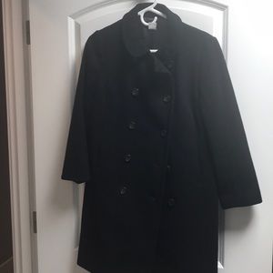J.Crew mid length 100% wool coat